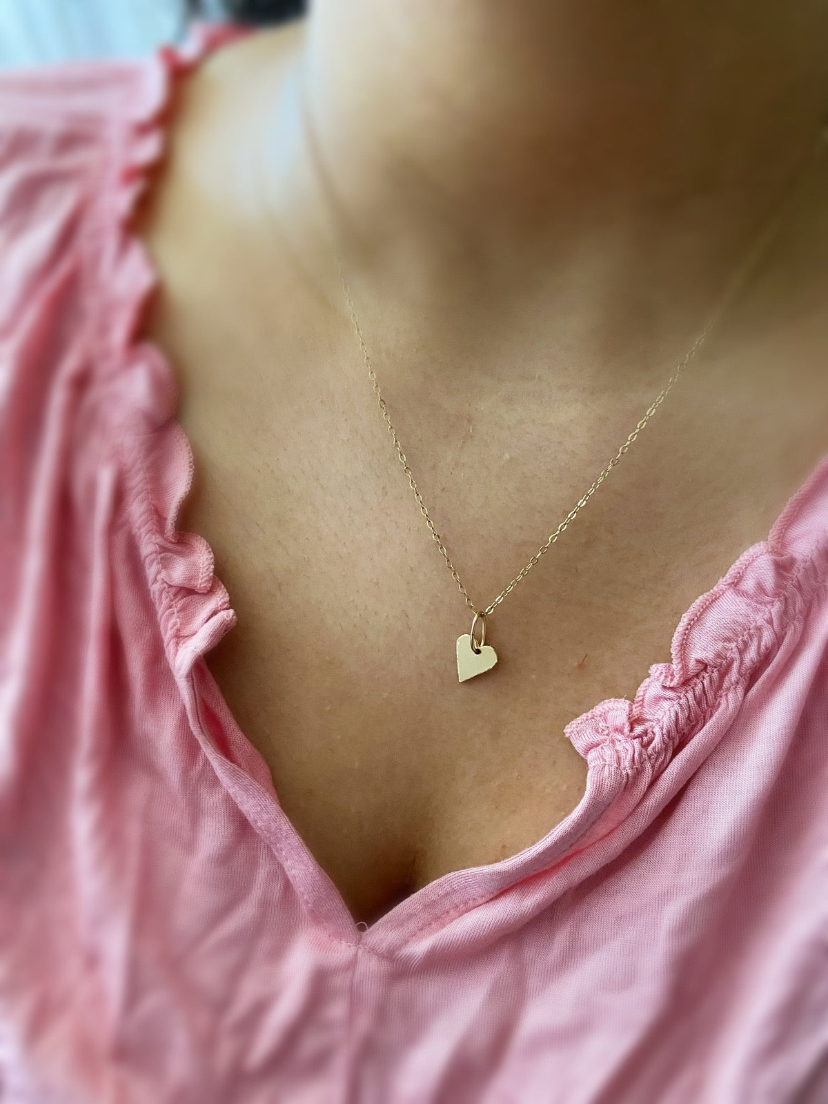 untamed heart gold necklace - andJules Jewelry