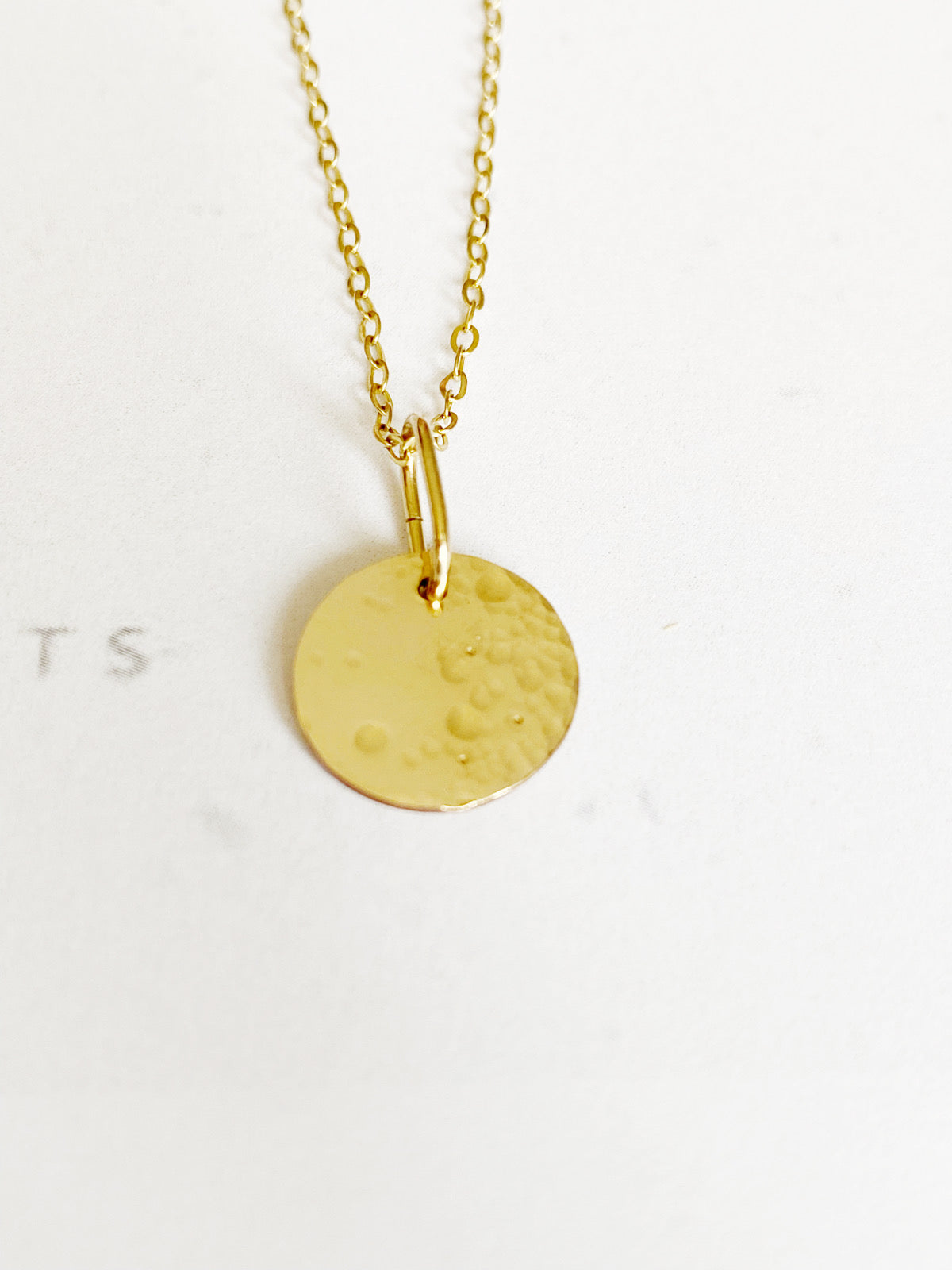 lullaby full moon necklace - medium - andJules Jewelry