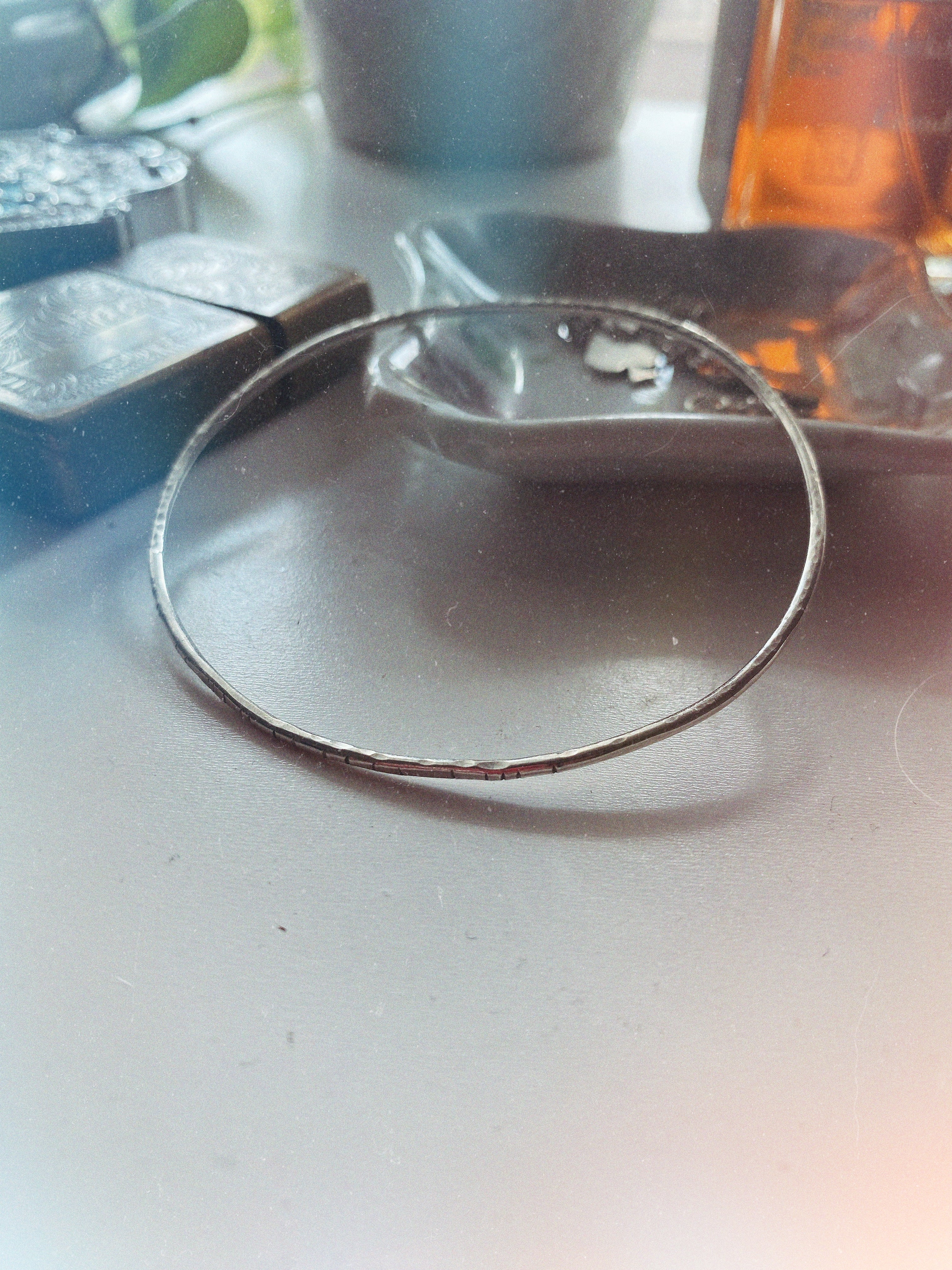 sterling silver bangle bohemian free spirited jewelry