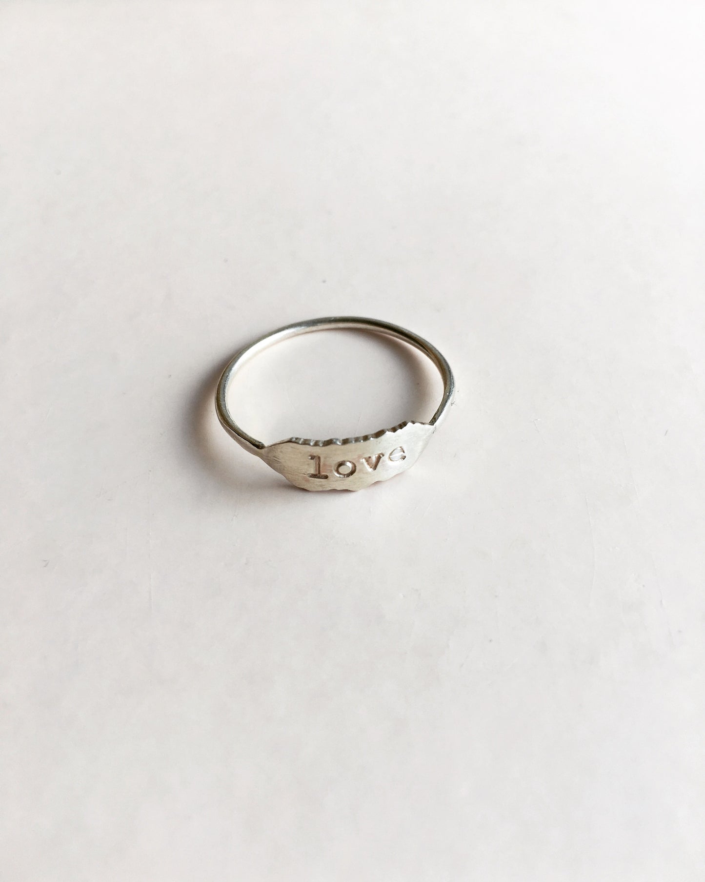 love letters ring in sterling silver - andJules Jewelry
