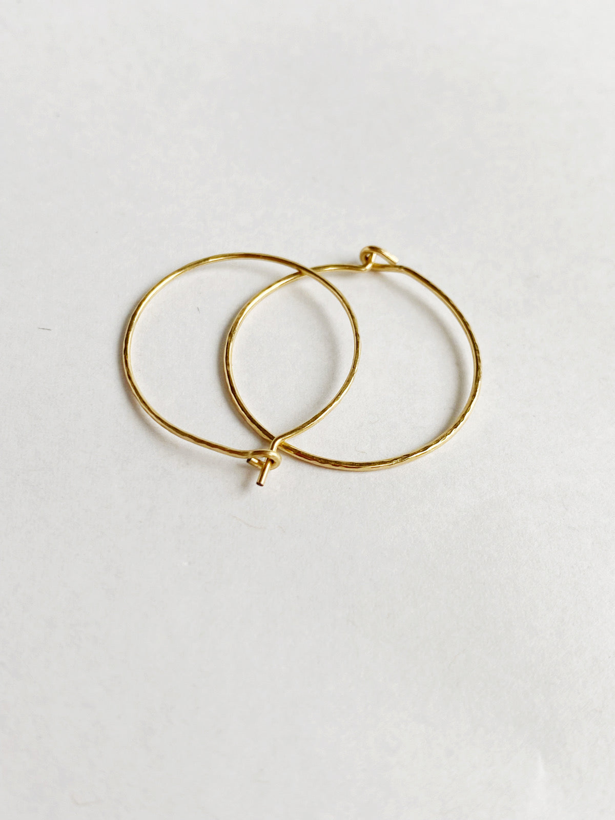 solid 14k gold hoop earrings free spirited earrings bohemian gold hoop earrings