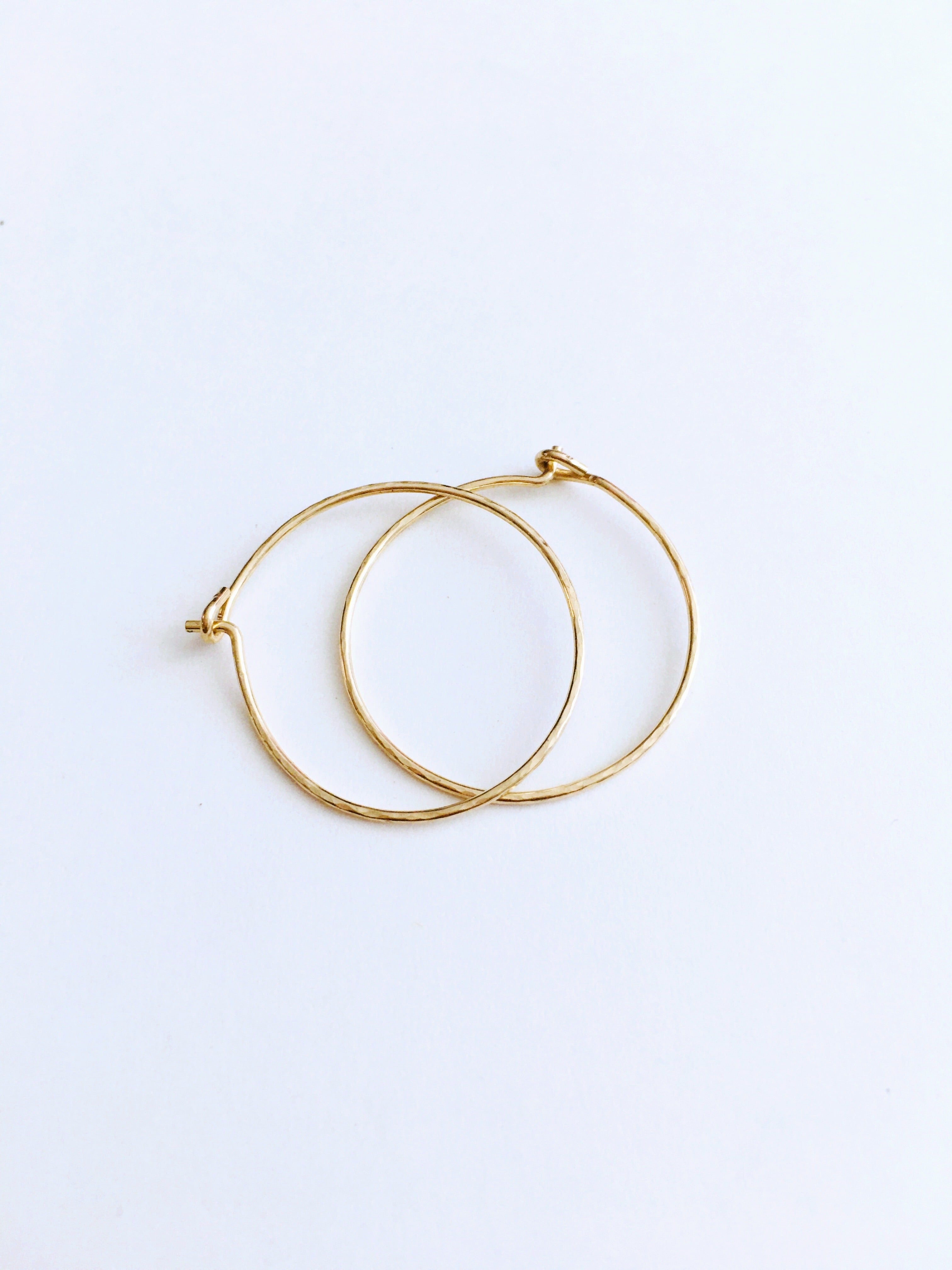 magic dust hoop earrings in gold andJules Jewelry