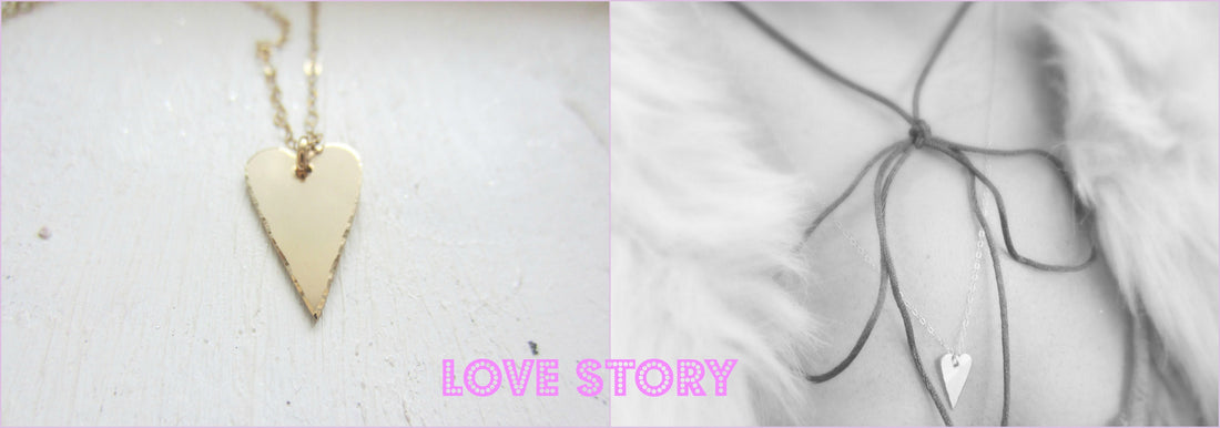 Introducing our Newest Heart Necklace - Love Story