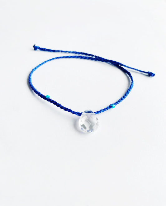 morning tides crystal quartz bracelet sea bleu - andJules Jewelry