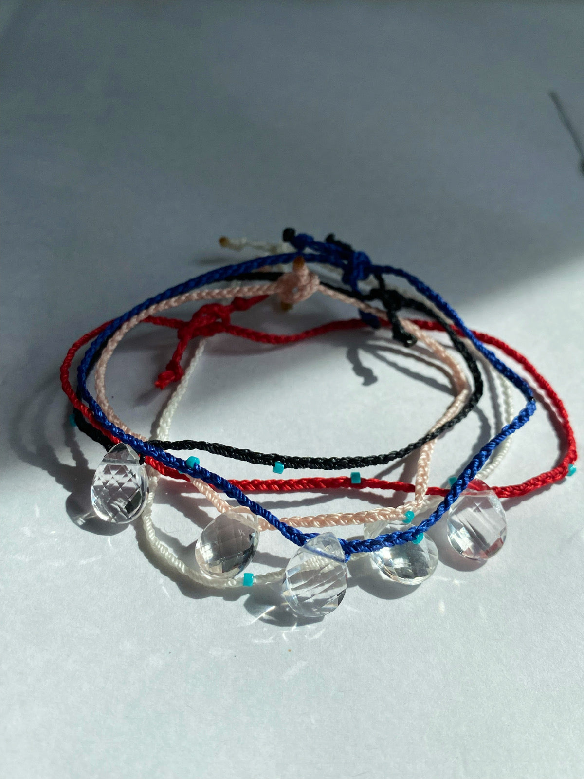 morning tides crystal quartz bracelet soir black - andJules Jewelry