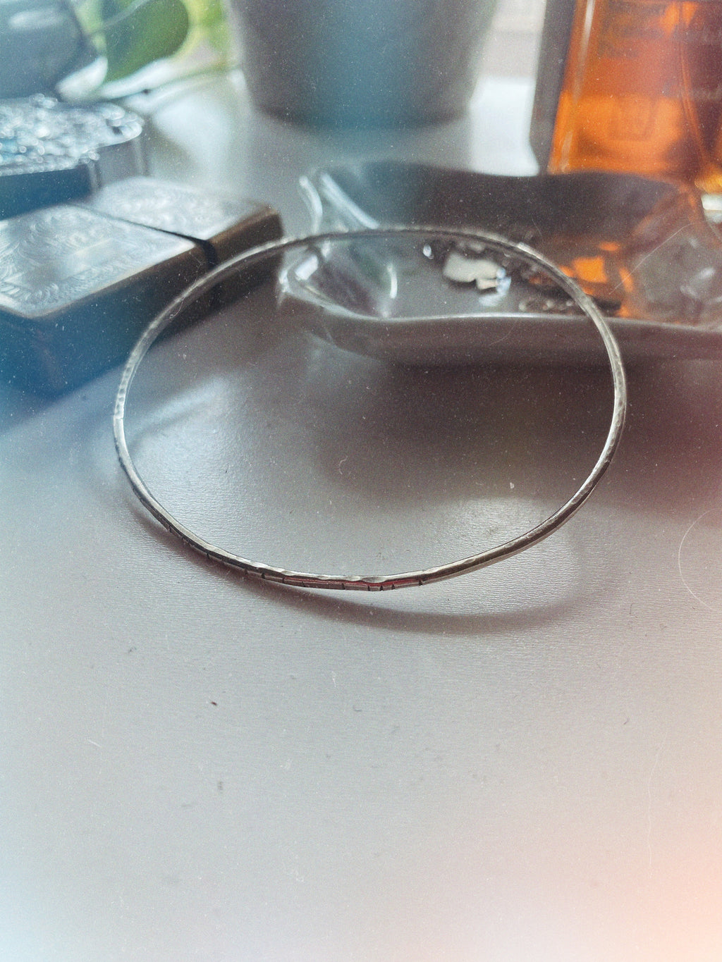 sterling silver bangle bohemian free spirited jewelry 