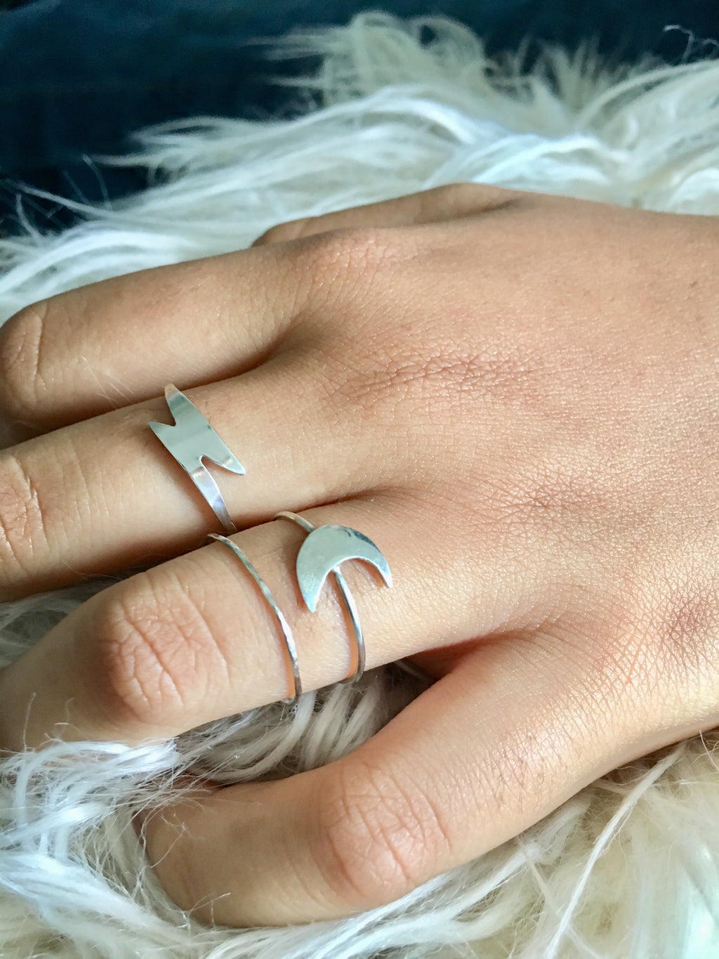 lightning bolt ring - andJules Jewelry