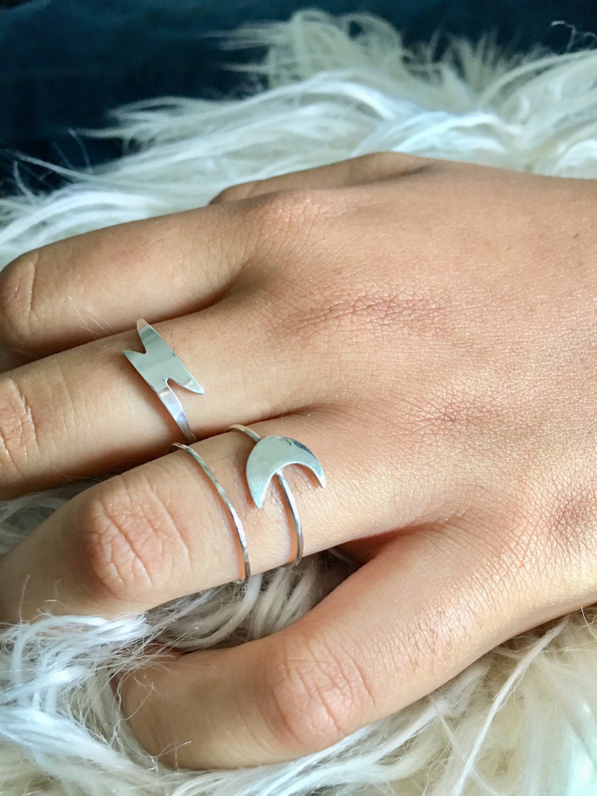 lightning bolt ring - andJules Jewelry
