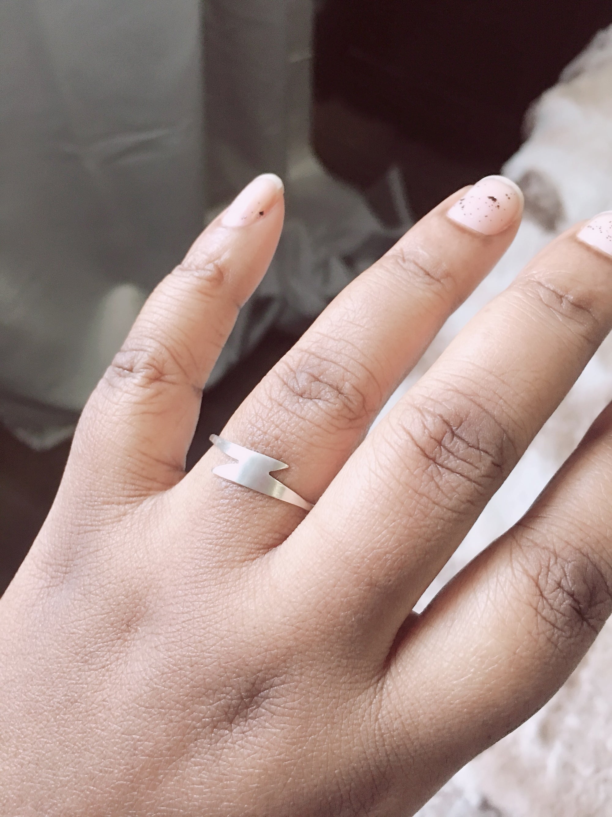 lightning bolt ring - andJules Jewelry
