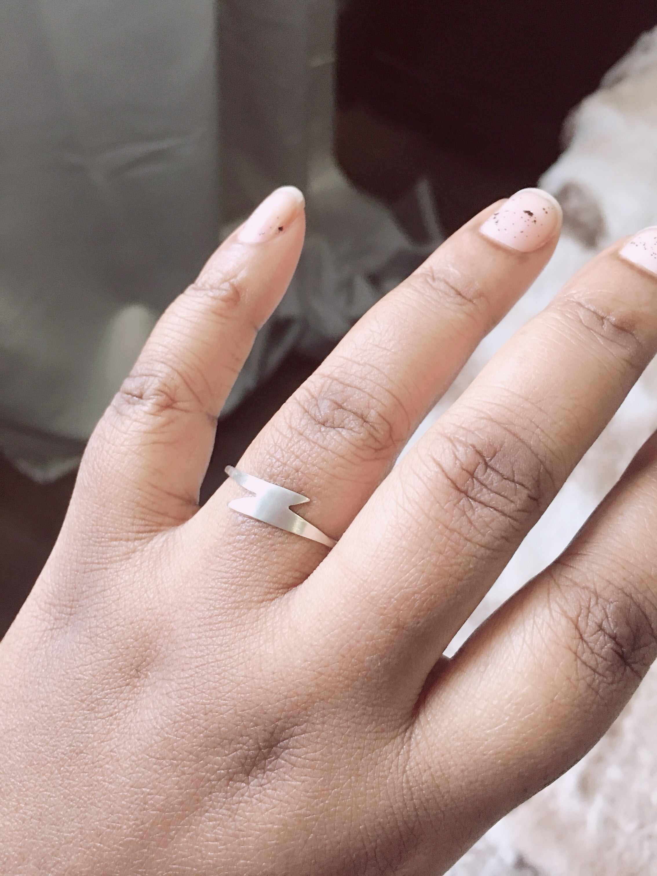 lightning bolt ring - andJules Jewelry