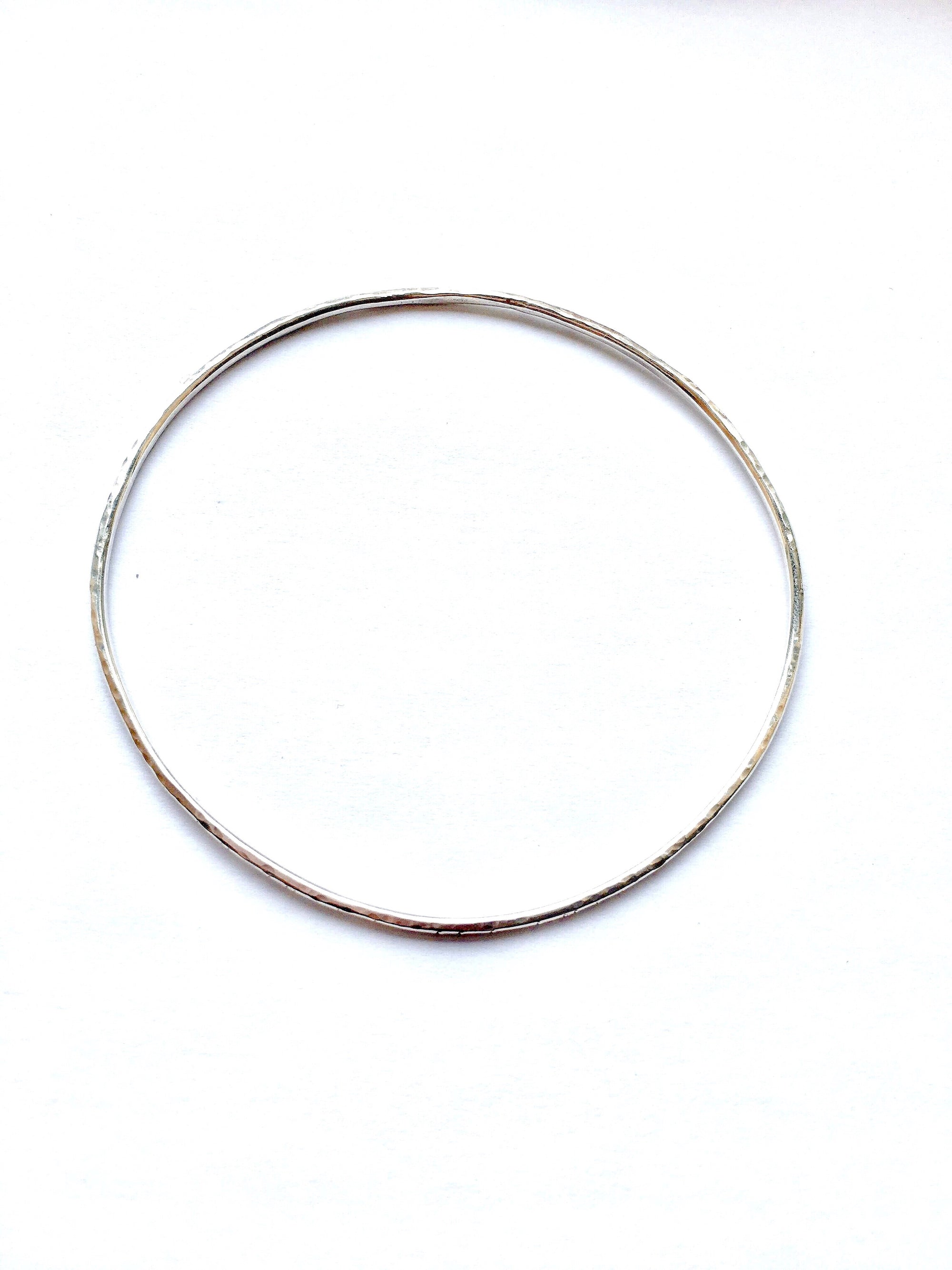 poetry bangle bracelet, sterling silver - andJules Jewelry