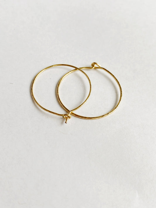 solid 14k gold hoop earrings free spirited earrings bohemian gold hoop earrings
